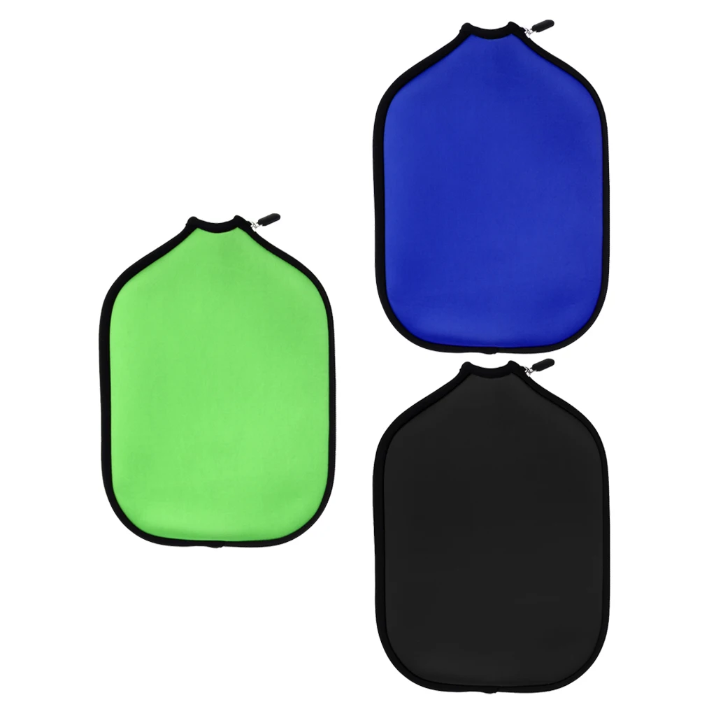 

3pcs Portable Neoprene Pickleball Paddle / Racket Cover Case Holder Sleeve Lightweight Durable