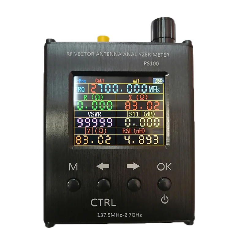 Новый 137 5 МГц 2 7 ГГц УФ RF векторный импеданс SWR антенный анализатор