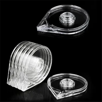

Nail Art Tape Line Case Tool Sticker Roller Box Holder Easy Use Clear Design Striping For DIY Manicure Wholesale D136