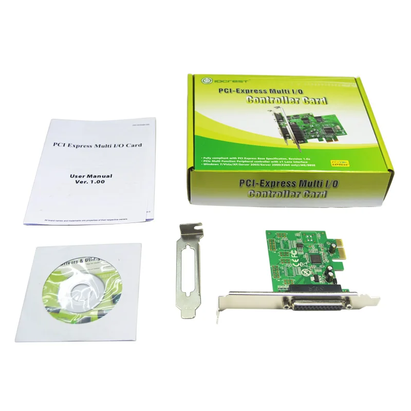 PCI Express X1 в 1 порт DB25 Pin порт принтера LPT параллельная карта AX99100 чипсет