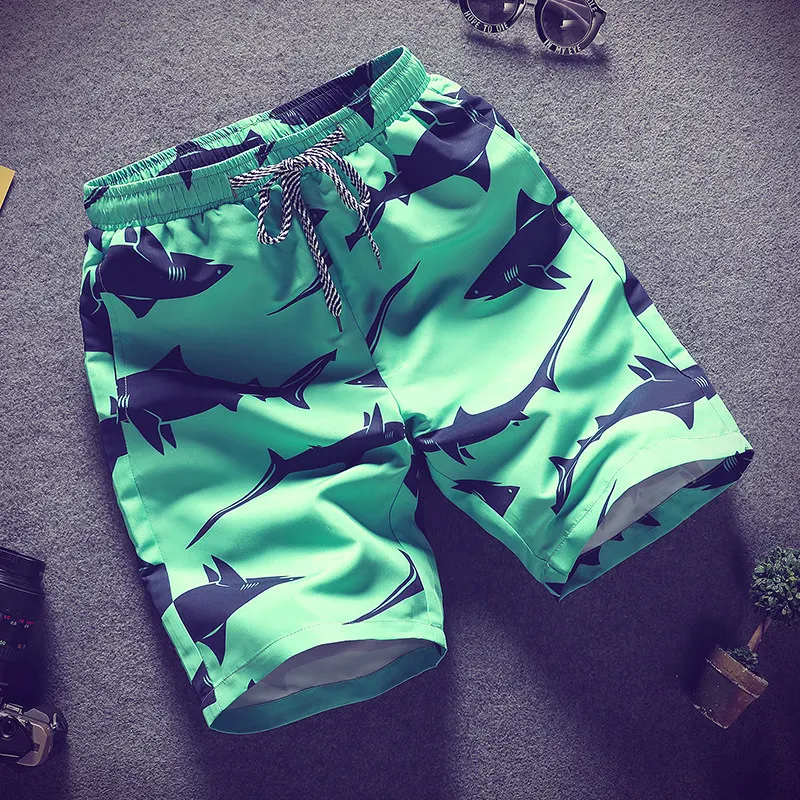 60% OFF LINGDENG 2019 Summer Casual Shorts Men Trousers Male Camouflage Fashion Flowers Print Straight Short Beach Mens Short