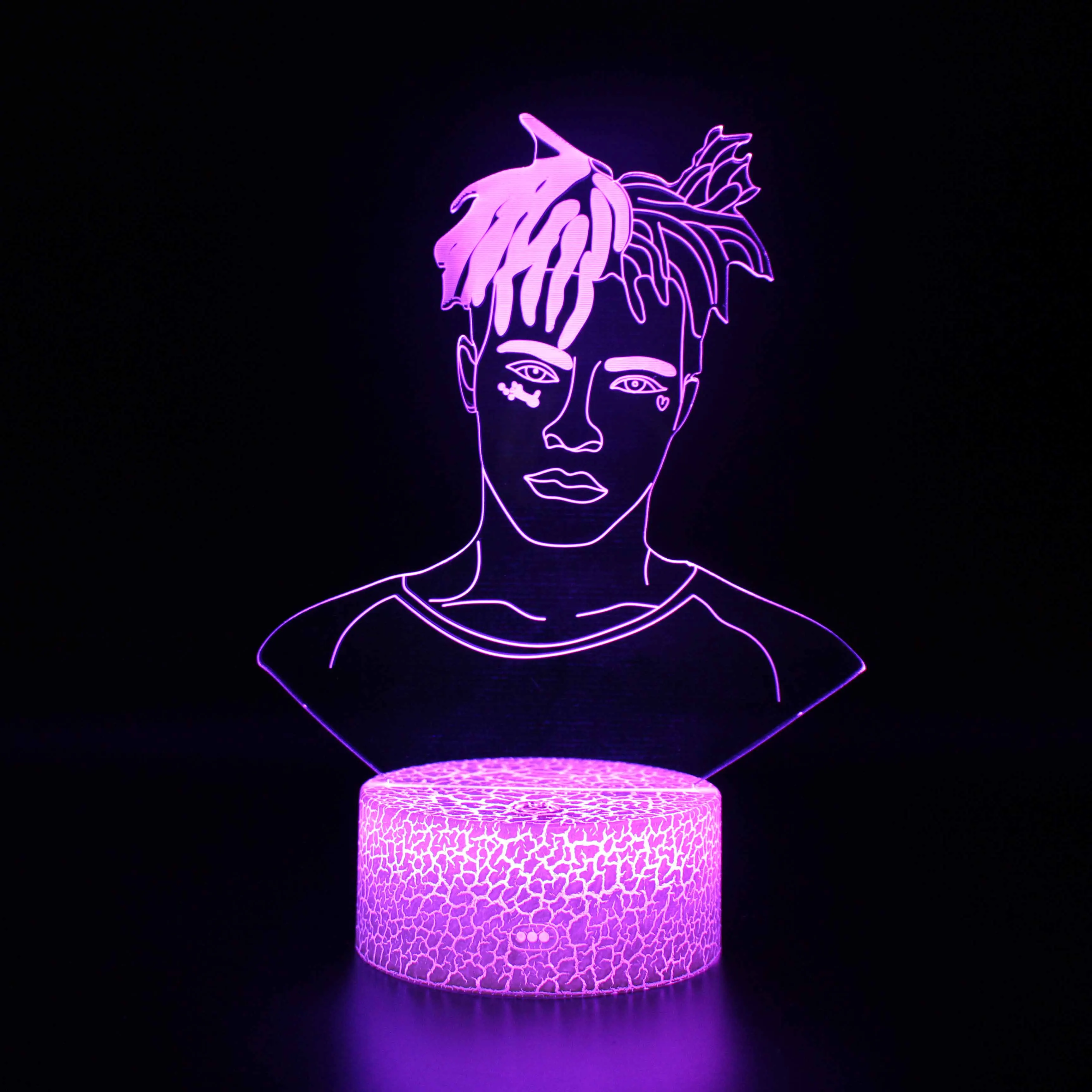 Фигурка американского рапера XXXTentacion светодиодный ночник крутой подарок для