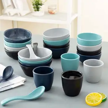 

Melamine Bowl Color Bowl Nordic Style Small Rice Bowl Example Soup Bowl Imitation Porcelain Plastic Bowl Restaurant Hotel Commer