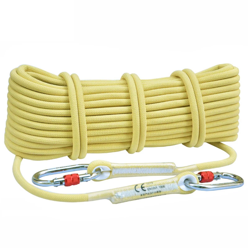 

New Good Quality 30KN KEVLAR Static Rope Outdoor Lifeline Wear-Resistant Fire Rescue Rope Climbing High Temperature Resistance