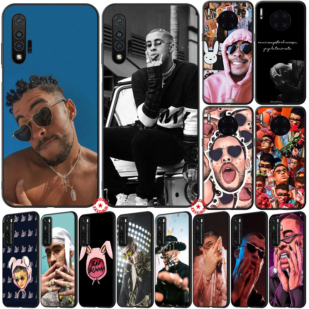 Мягкий силиконовый чехол Bad Bunny для Huawei Mate 30 20 10 Lite Pro Y9 Y7 Y6 Prime телефона | Мобильные