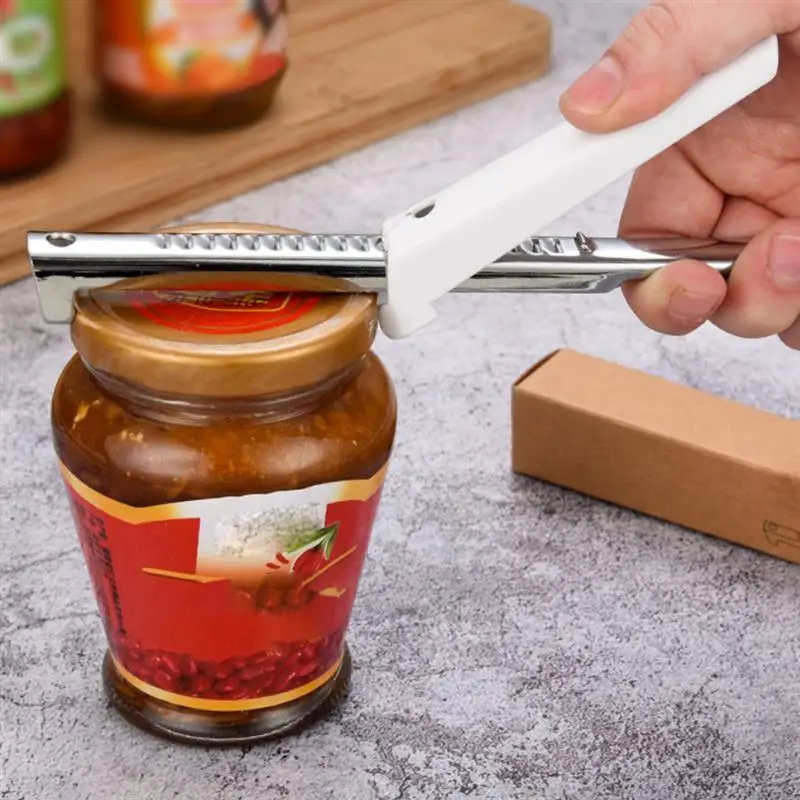 1PC Adjustable Jar Opener All Metal Construction Can Opener Bottle Gripper Ergonomic Lid Seal Remover for Arthritis