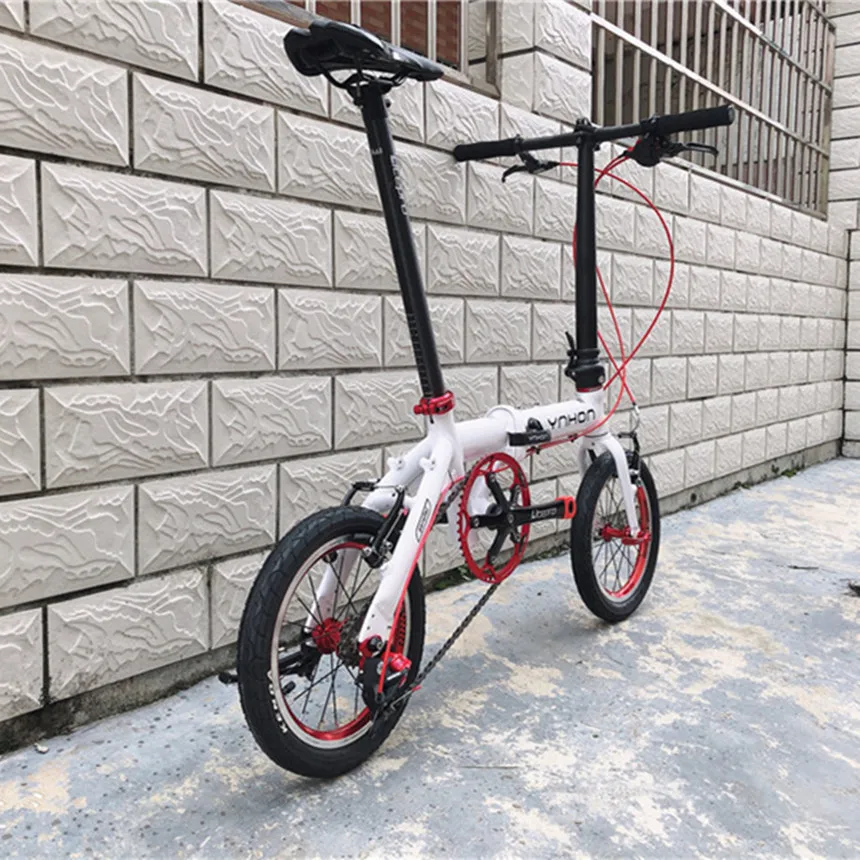 Folding Bike Aluminun Alloy 412 14/16Inch Single-speed Outside Three-speed Mini Modification Kid Children's Bicycle