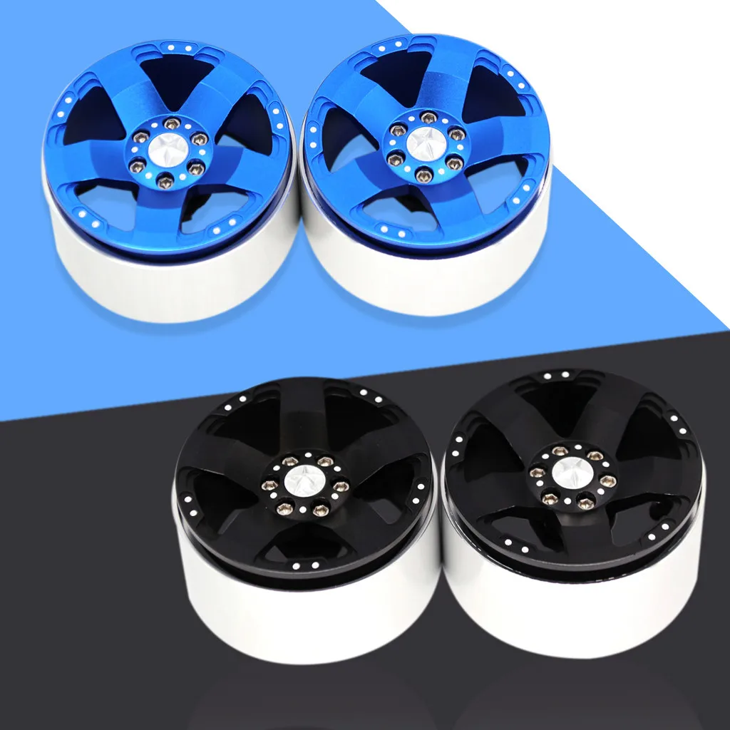 

4pcs Metal Alloy 2.2 Inch Wheel Rim For 1/10 Traxxas TRX-4 HSP SCX10 D90 RC Car Accessories Toys for Children