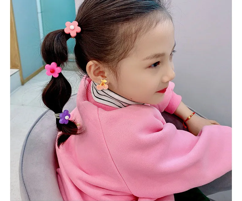 Resin Flower Animal Fruit Clip Earrings for Girls Children Student Ear Jewelry Women Ear Pins Earring Holeless Accessories
