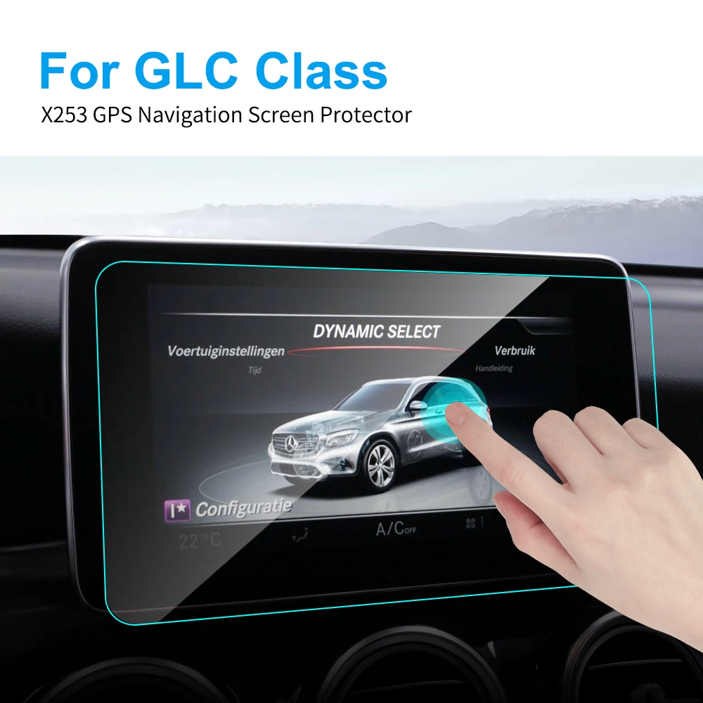 Автомобильный GPS навигации Экран Защитная пленка для Mercedes X253 GLC класс прозрачная