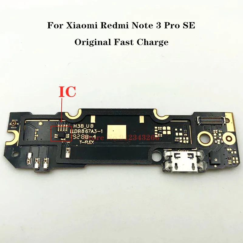 Оригинальный USB-порт для зарядки док-станции гибкий кабель Xiaomi Redmi Note 3 Pro SE Note3pro