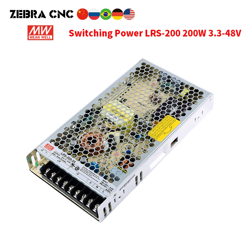 Meanwell LRS150 импульсный источник питания AC110 220V DC 12V 15V 24V 36V 48V мощность питание для