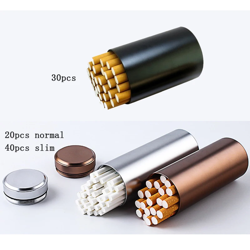 

Aluminum tea Pot Metal Cigarettes bottle Mini portable Waterproof cans Multifuntion Storage Jar