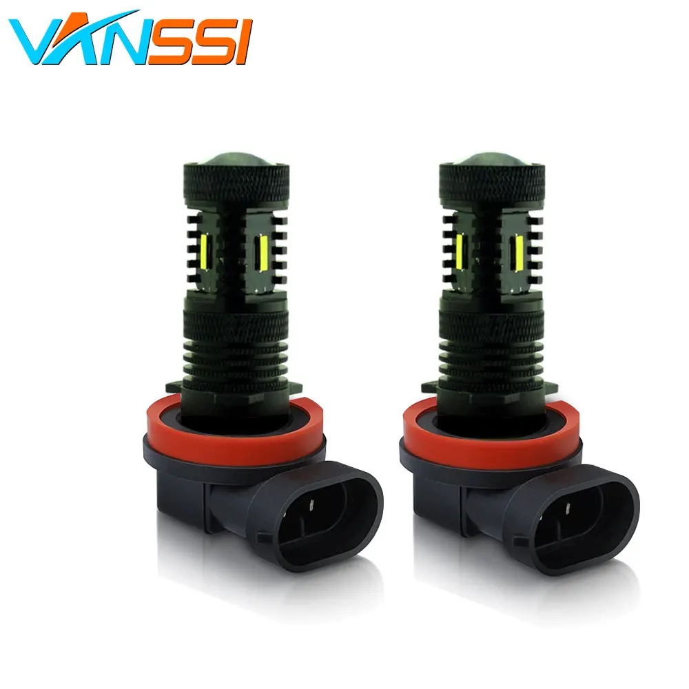 

VANSSI H8 H11 LED Fog Light Bulbs H16 H10 9145 HB4 9006 LED Bulbs 6000K White 2400LM,The Best Value LED Bulb on the Market