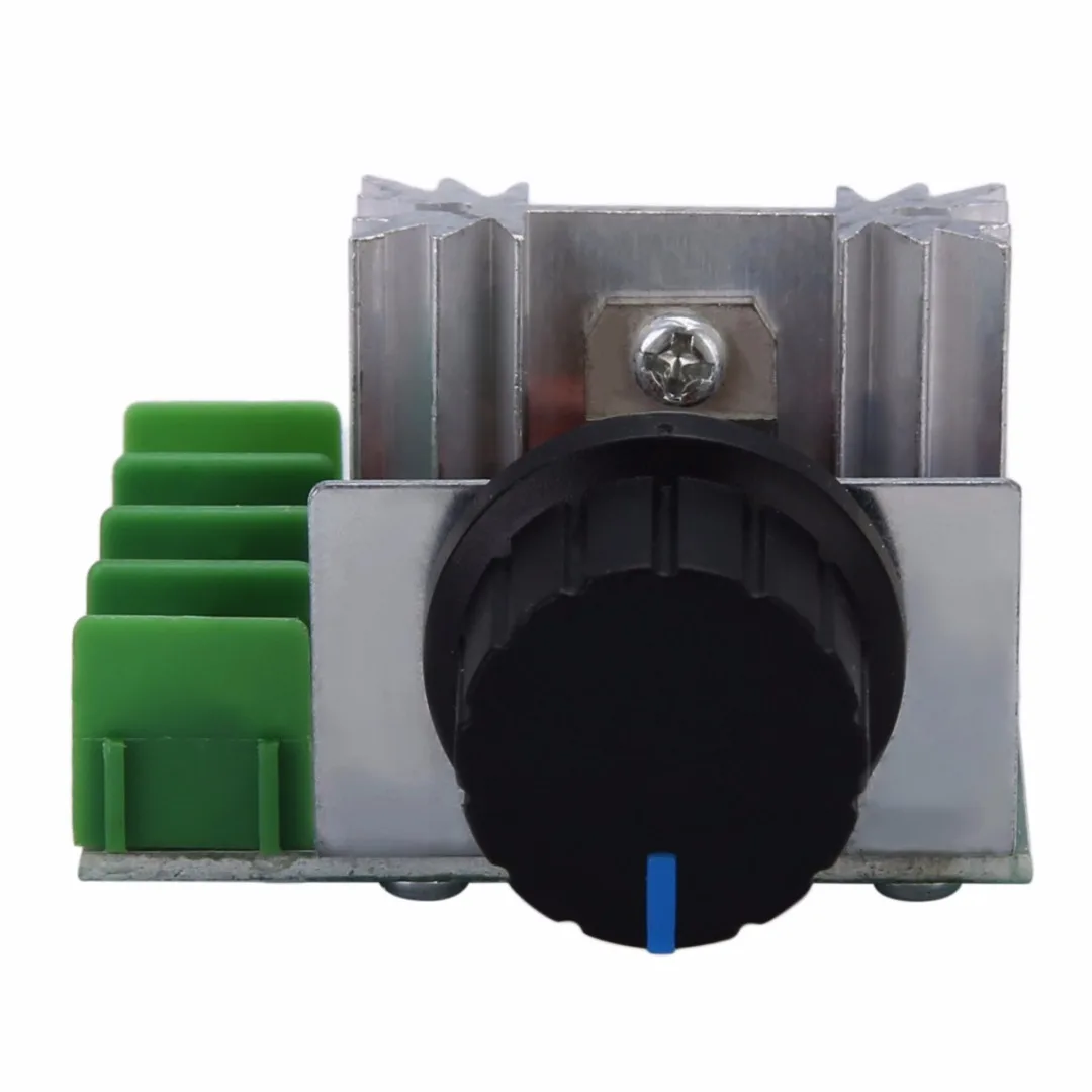 Electronic Voltage Regulator 50-220V 2000W High Power AC Motor Dimmers SCR Controller Knob Switch Speed Control Equipment