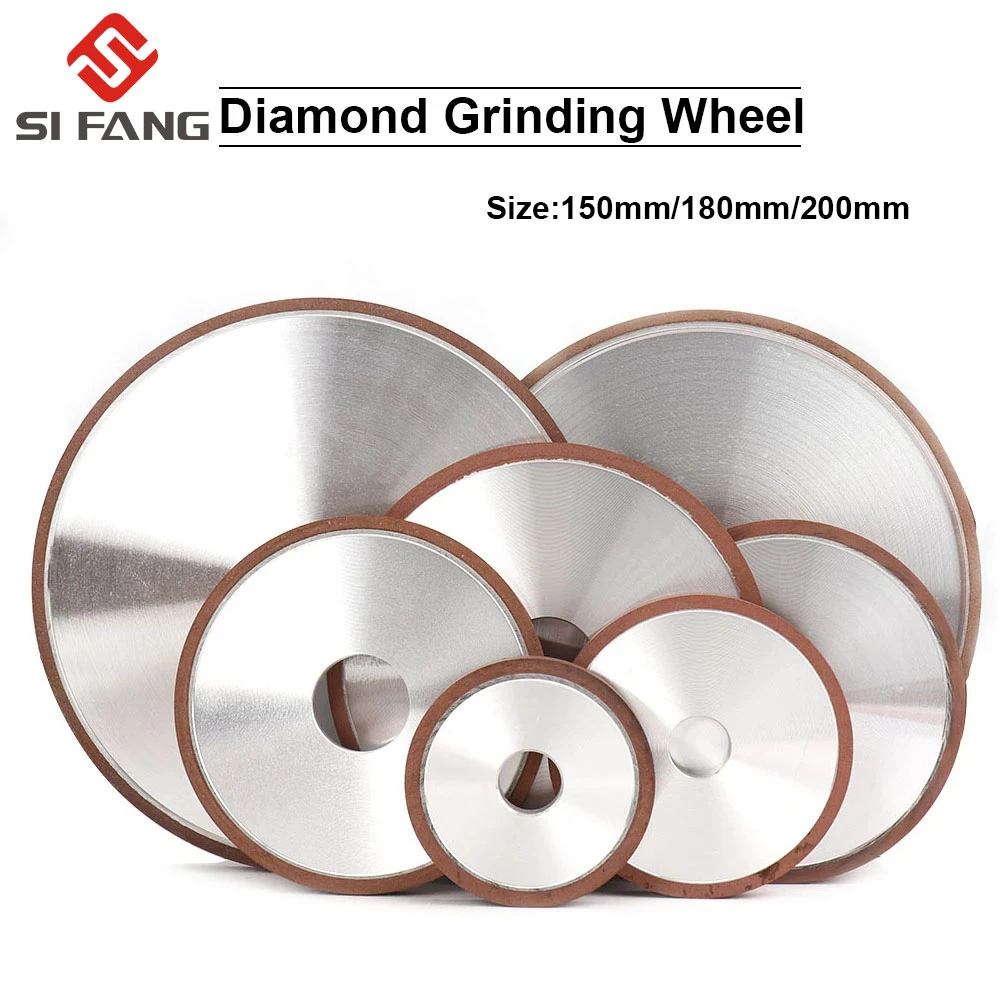 200mm Diamond Grinding Wheel Cutter Grinder For Carbide Metal Thickness 20mm