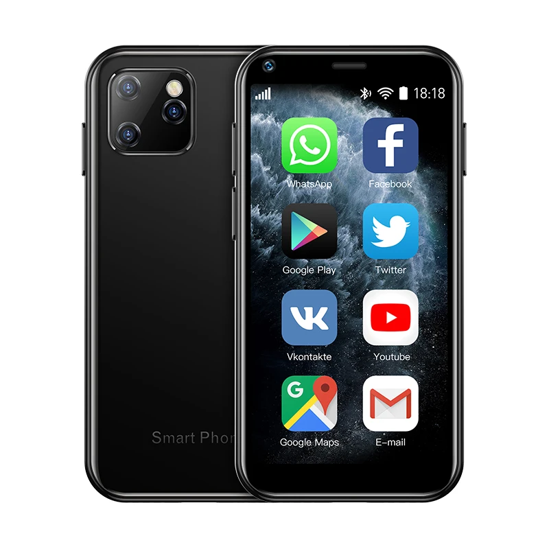SOYES Mini 3G WCDMA Smartphone 1GB 8GB 2.5 Inch Google Play MT6580A Quad Core Android 6.0 1000mAh Dual Sim Small Size Slim XS11 dual sim phones samsung Android Phones