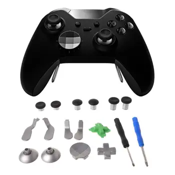

15Pcs/Set Swap Thumb Analog Sticks Grips Stick D-Pad Bumper Trigger Button Gamepad Replacement for Wireless Controller