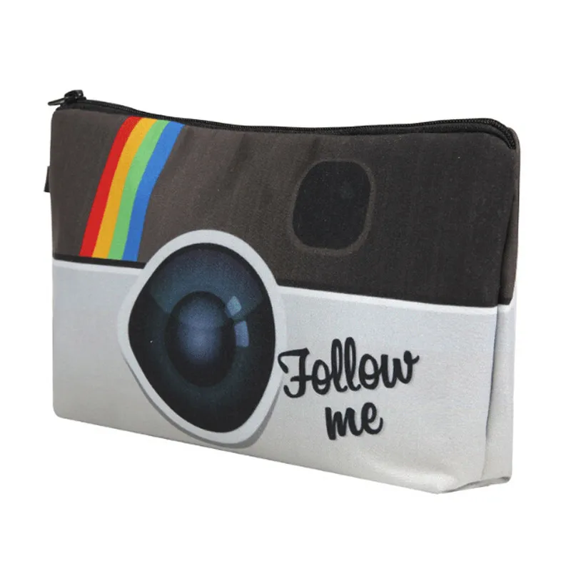 Instagram Follow Me camera, 3D принт, водонепроницаемая косметичка, органайзер для путешествий, чехол для хранения, сумка для телефона, женская косметичка, подарок