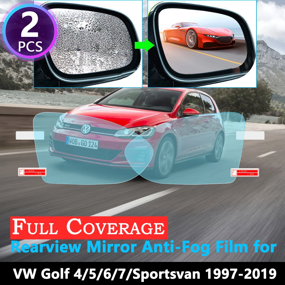 Полное покрытие анти туман пленка для VW Golf 4 5 6 7 Sportsvan MK4 MK5 MK6 MK7 1J 1K 5K 5G 1997 ~ 2019