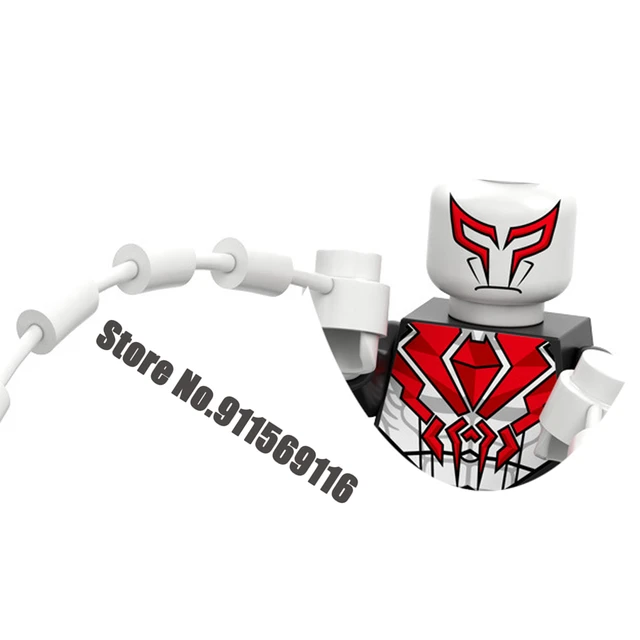 Superhero Spiderman Suit Building Blocks Bricks Mysterio Peter Parker Miles Morales Action Figures Kids Toys Christmas Gifts I-PG1906