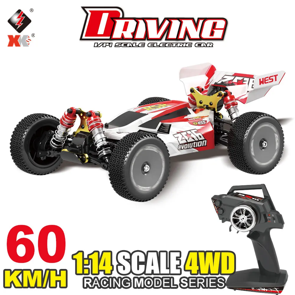 

Wltoys XKS 144001 1/14 RC Car 60Km/h High Speed RC Racing Car 2.4GHz 4WD RC Buggy Off-Road Drift Car RTR Toys for Kids
