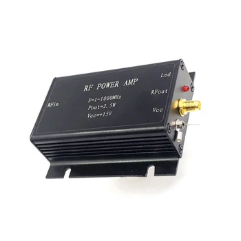 

Transmitter RF Amplifier Broadband AMP Ham Radio 1-1000MHz 2.5W HF/VHF/UHF/FM Ingrated Circuits Black Accessories