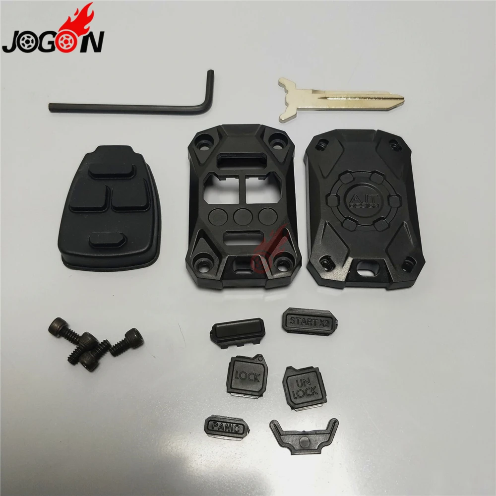 Набор автомобильных аксессуаров для Jeep Wrangler JK 2007-04/ дистанционный смарт-чехол для ключа замена оболочки