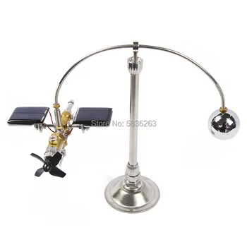 

DIY Creative Solar Magnetic Suspension Engine Small Aircraft High-Tech Decorations Personalized Production Children's Toys