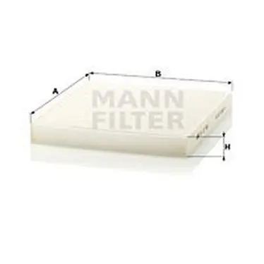 Фильтр салона Jeep Grand Cherokee 3.0-5.7 10 MANN-FILTER CU27008