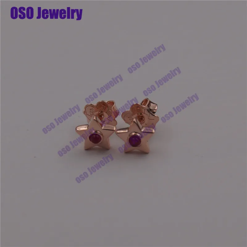 Pendientes plata de ley 925 mujer серебряные 925 серьги-гвоздики для женщин, хорошее ювелирное изделие - Цвет камня: 7.5mm 812403660