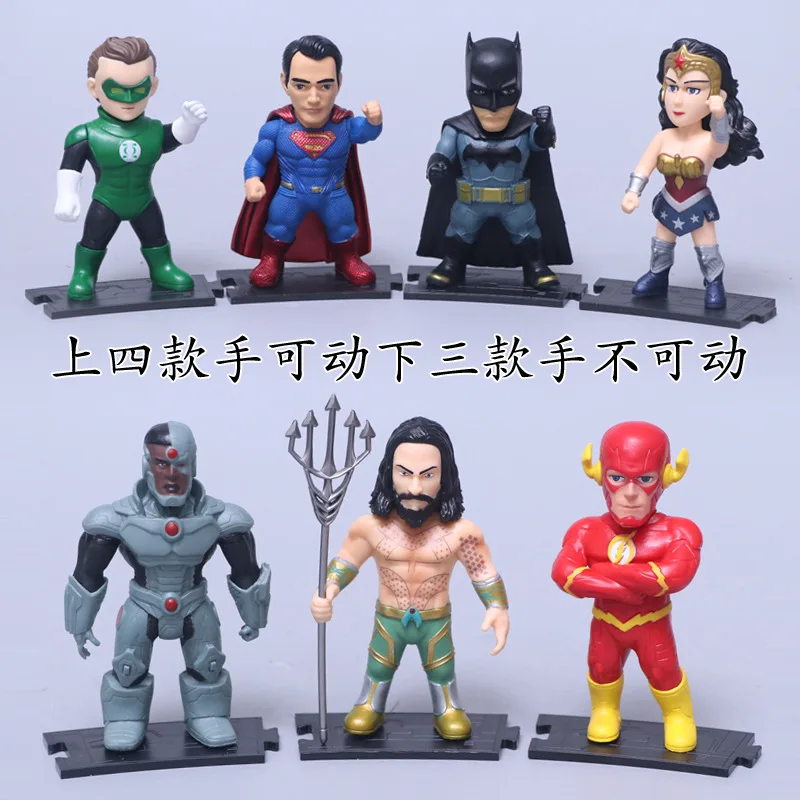 

Wansheng Anime 7-Cute Justice League Superman Batman Flash Neptune Wonder Woman Garage Kit