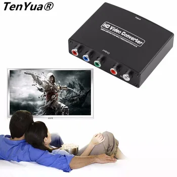 

1080P HD Clear HDMI To RGB Component YPbPr video and R/L audio Adapter Converter