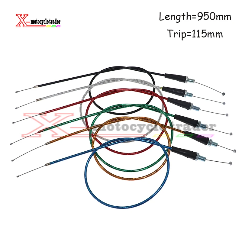 950Mm 110/125/140/150/160Cc Pit Bike Motor Color Cavo Acceleratore Per Apollo Orion Ssr Coolster Sdg Gpx Pit Bike Spedizione Gratuita