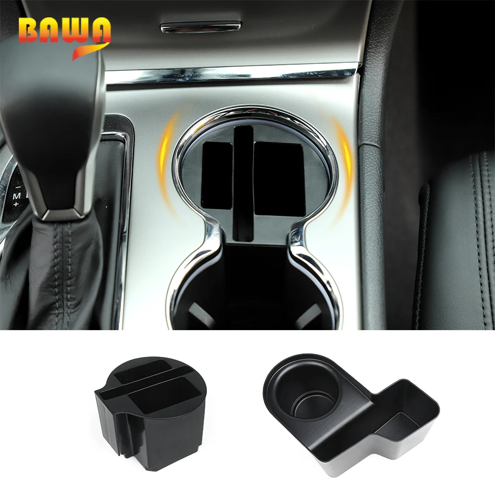 

BAWA Stowing Tidying for Jeep Grand Cherokee Gear Shift Storage Box Cup Holder Storage Box Accessories for Grand Cherokee 2011+