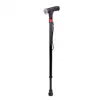 Adjustable Folding Cane With Alarm Led Light Radio And Cushionable T-handle Hiking Poles Cane Walking Stick For Elder Crutch 6