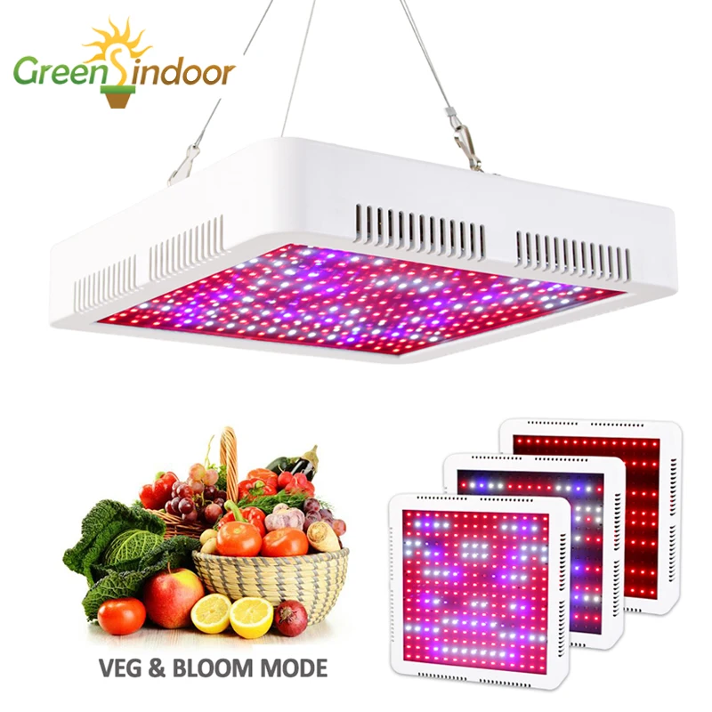 1000W Grow Light With Veg And Bloom Mode Phyto Lamp Full Spectrum Phytolamp For Plants Seedlings IR UV White Leds Lamp For Plant