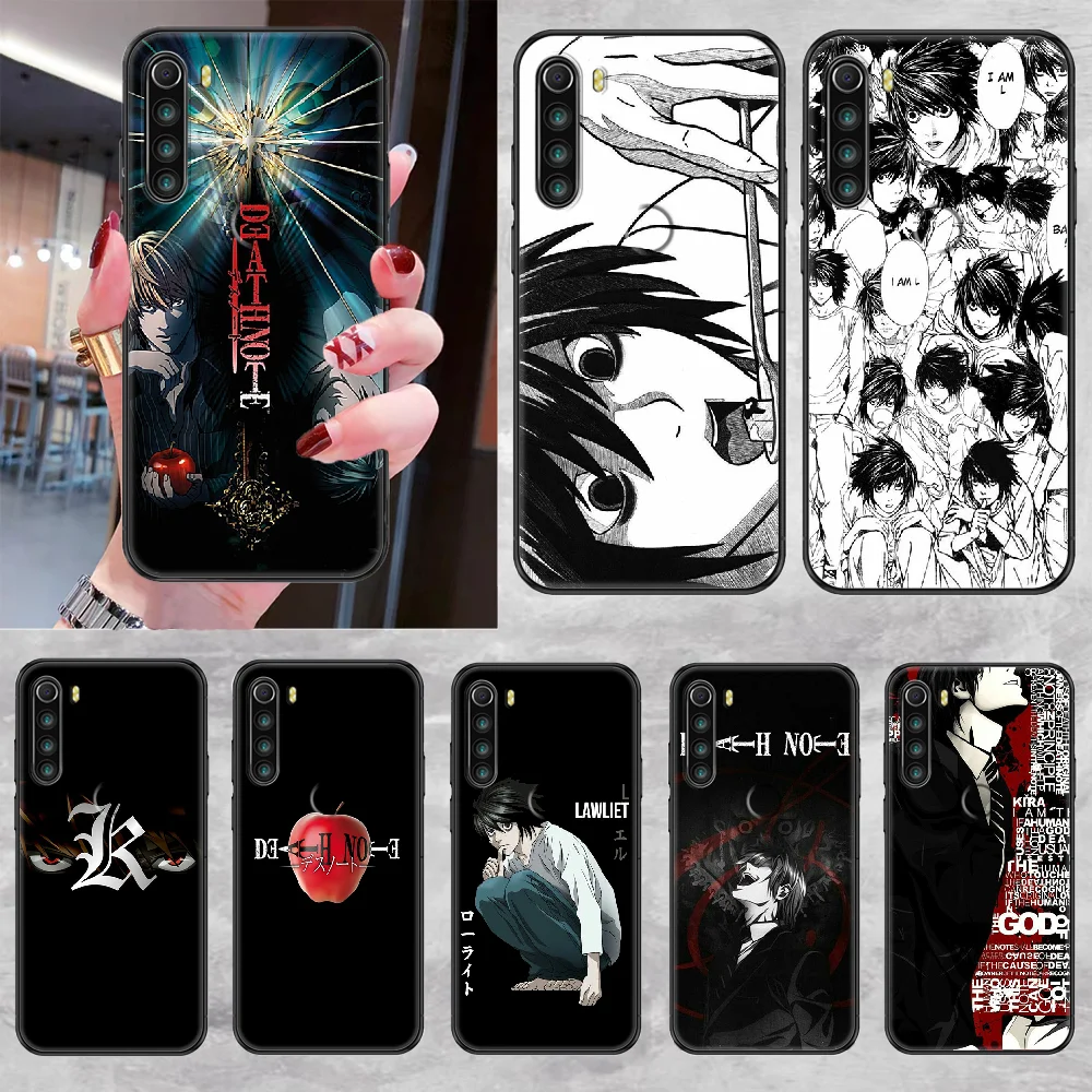 Anime Death Note L Lawliet Phone Case For Xiaomi Redmi Note 7 7a 8 8t 9 9a 9s K30 Pro Ultra Black Painting Funda Art Waterproof Phone Case Covers Aliexpress