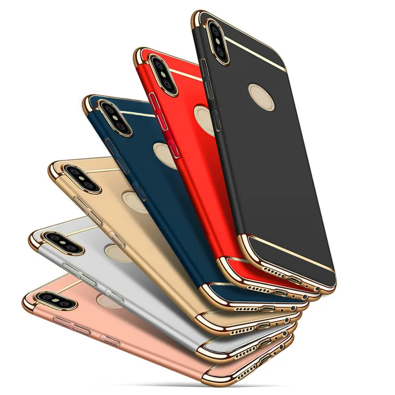 Luxury Plating Case For Xiaomi Redmi Note 7 Pro Case Hard PC Matte 3 in 1 Full Cover For Redmi Note 5 6 7 Pro Mi 9 SE Case Capa (2)