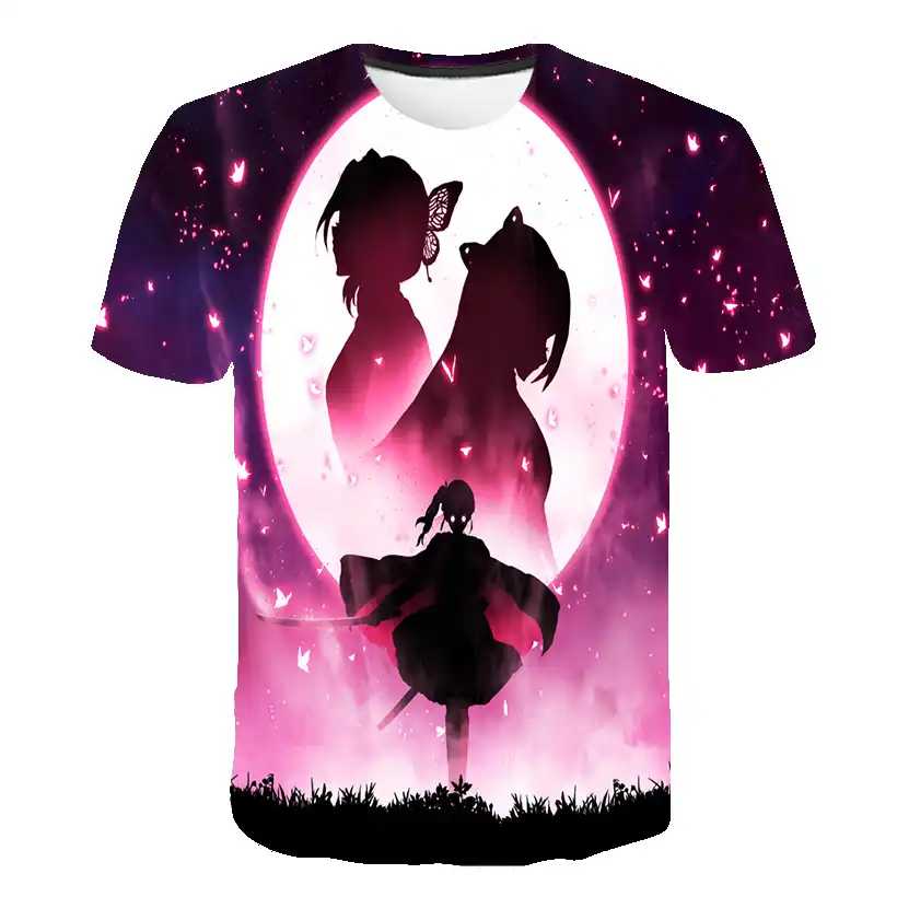 Demon Slayer Tshirt Kawaii Girl Clothes Japan Anime Kimetsu No Yaiba Funny Kids T Shirt Graphic Top Factory Direct Sales T Shirts Aliexpress