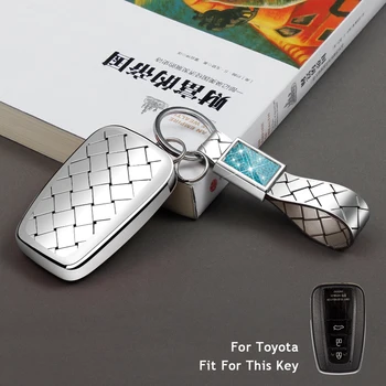 

2 3 Buttons Car Smart Key Cover Case For Toyota CHR Camry Prius Prado 2016 - 2018 Aygo RAV4 Corolla 2018 Keys Keychain FOB TPU
