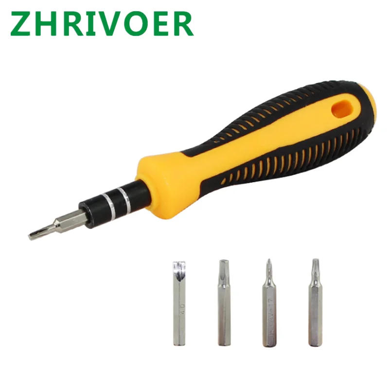 Computer and mobile phone combination repair and disassembly tool, screwdriver, portable mini screwdriver, screwdriver set, gift