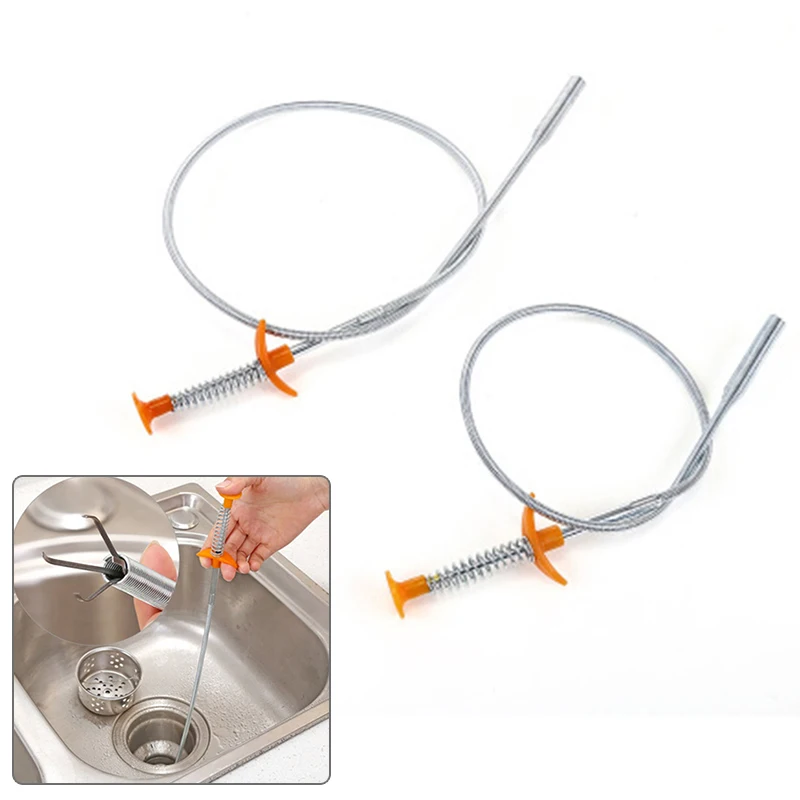 

Dust Sewer Cleaner Adjustable Home Toilet Folding Garbage Clip Dredger Blockage Tool Kitchen Sewer Cleaning Tool For Home Diy