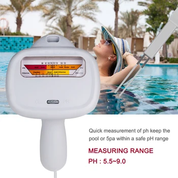 

2 In 1 Swimming Pool Chlorine Tester Water Quality PH & Chlorine Level CL2 Tester Digital Swim Pool Aquarium Analyze Instruments