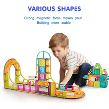 

Magnetic Block Track Creative Variety Airplane Car Adventure Toys Assembled Building Blocks Toy