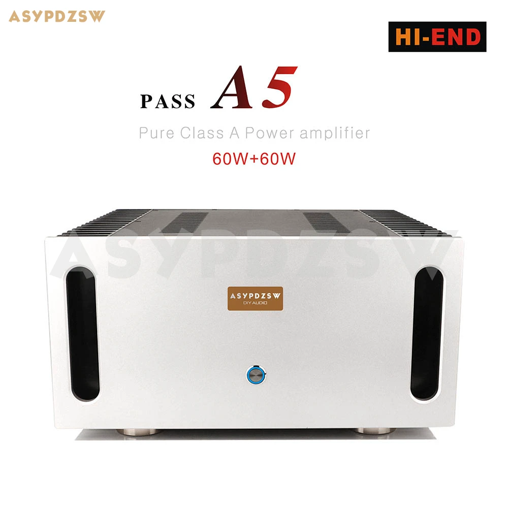 

HI-END PASS A5 Pure Class A PASS Aleph-5 power amplifier Support XLR /RCA Input 60--90W 4--8 ohm