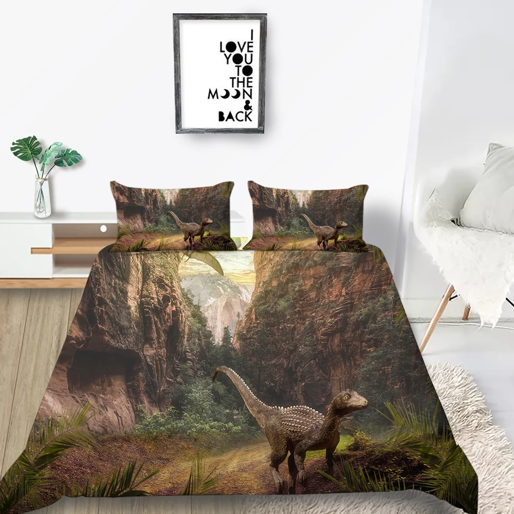 double bed dinosaur bedding
