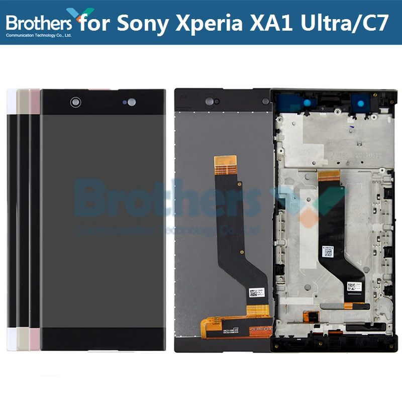 For Sony Xperia XA1 Ultra C7 LCD Display Touch Screen Digitizer for Assembly Phone Replacement Test Work | Мобильные телефоны и