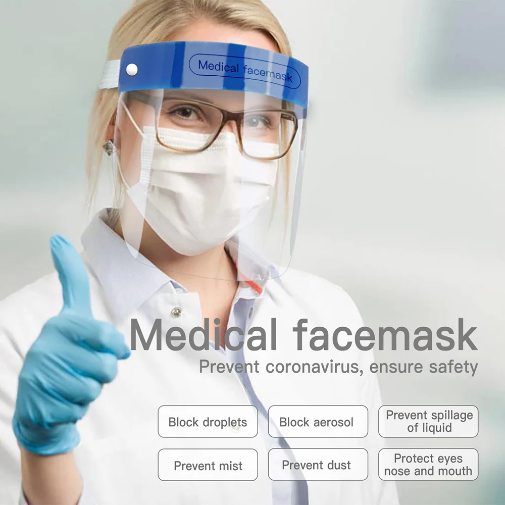 

Medical Facemask Apatter Isolation Mask Droplets Aerosol Liquid Spillage Prevention Mask Anti-Dust Mist Mask Eye Mouth Nose Mask