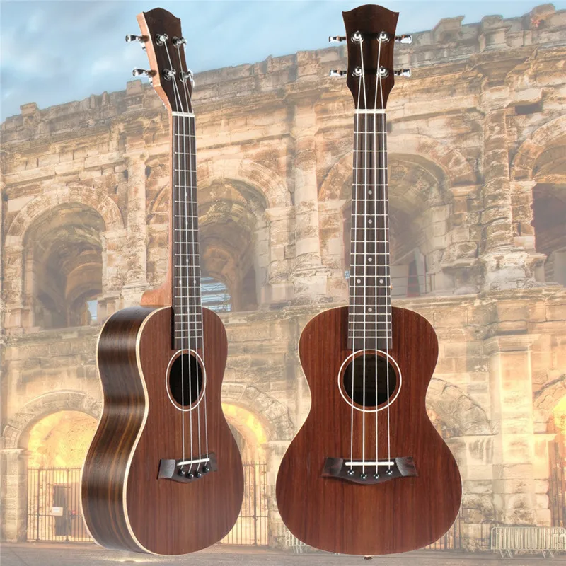

Zebra 23 Inch Rosewood 4 Strings Fretboard Concert Ukulele Electric Guitar Guitarra For Musical Stringed Instruments Lovers
